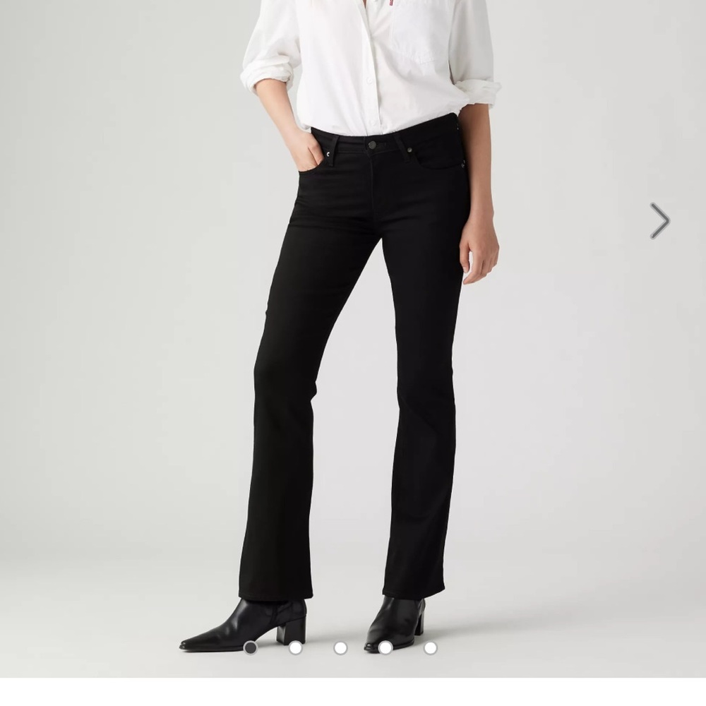 Levi’s 725 High Rise Bootcut Women's Black Jeans